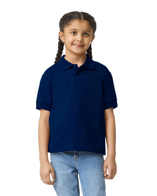 Weekend Deals to Brighten Your Day Gildan DryBlend Youth 50/50 Jersey Polo Shirt | Navy