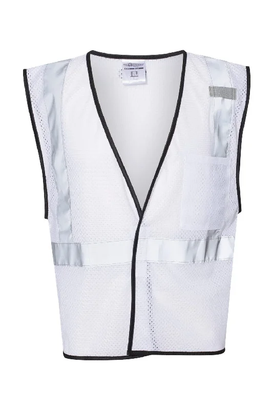 Don't Wait Kishigo Mens EV Series Enhanced Visibility Non-ANSI Vest - White