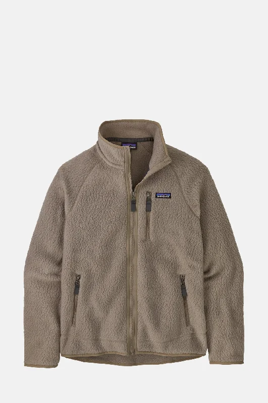 Discount Mania Retro Pile Jacket Seabird Grey