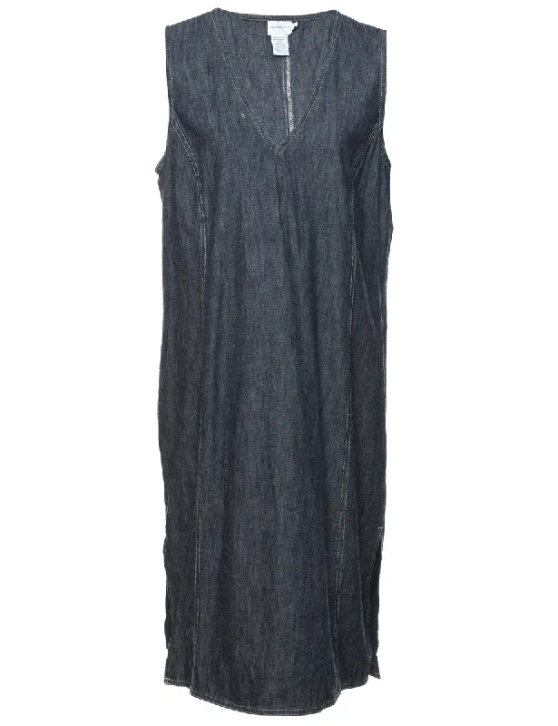 Markdown Sale Calvin Klein Black Denim Dress - M