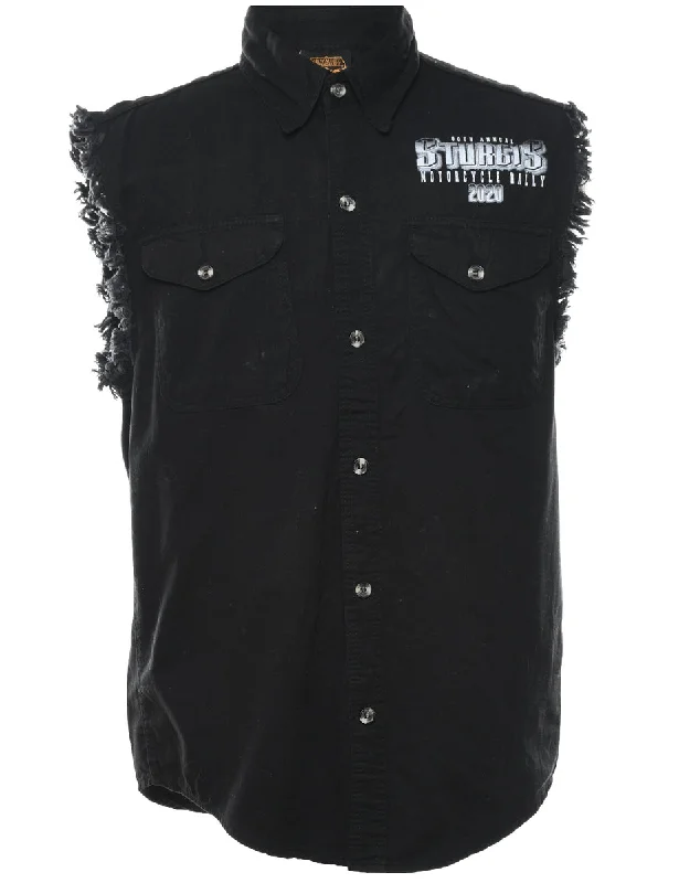 Now or Never Black Sturgis Shirt - M