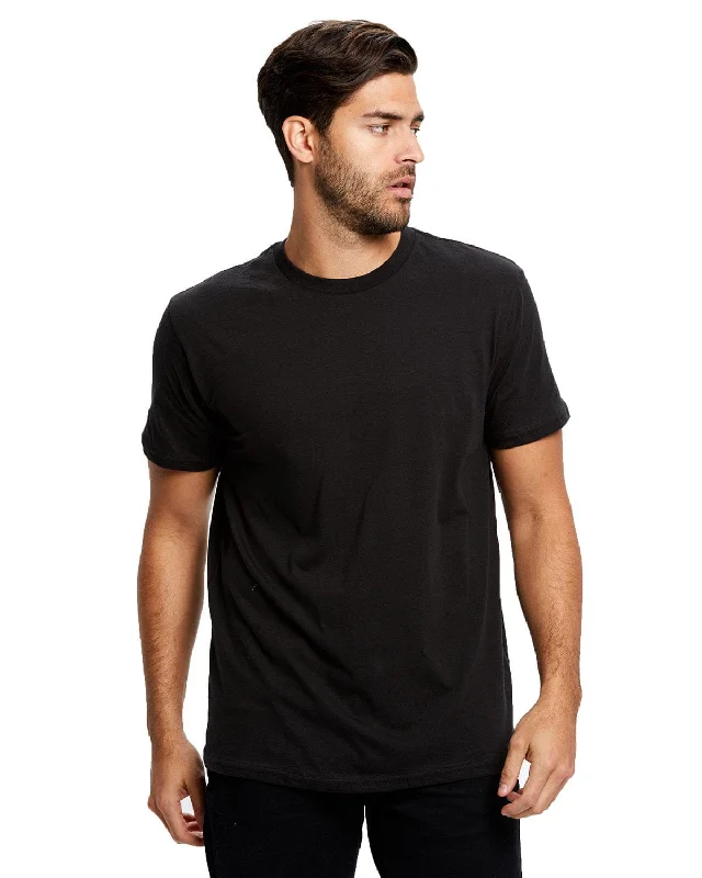 Weekend Bargains Galore US Blanks Mens Made in USA Short Sleeve Crew T-Shirt | Black
