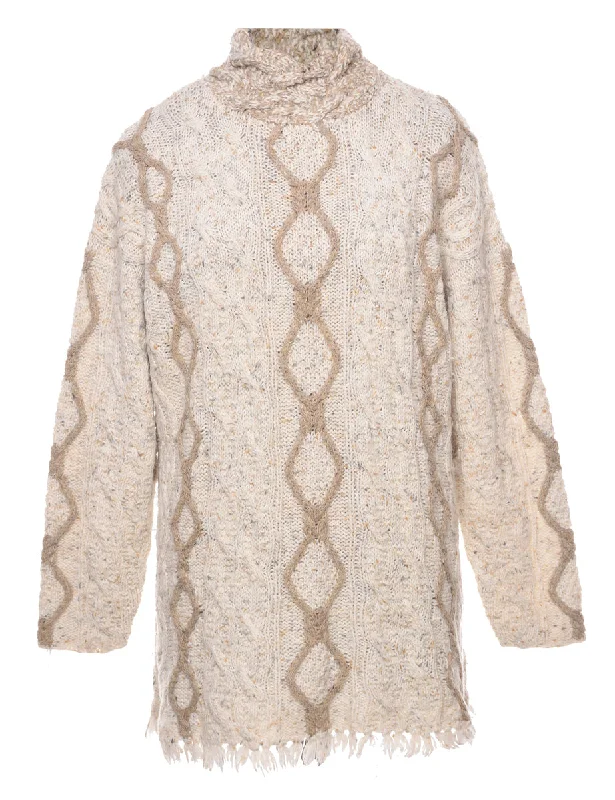 Huge Savings Cable Knit Jumper - L