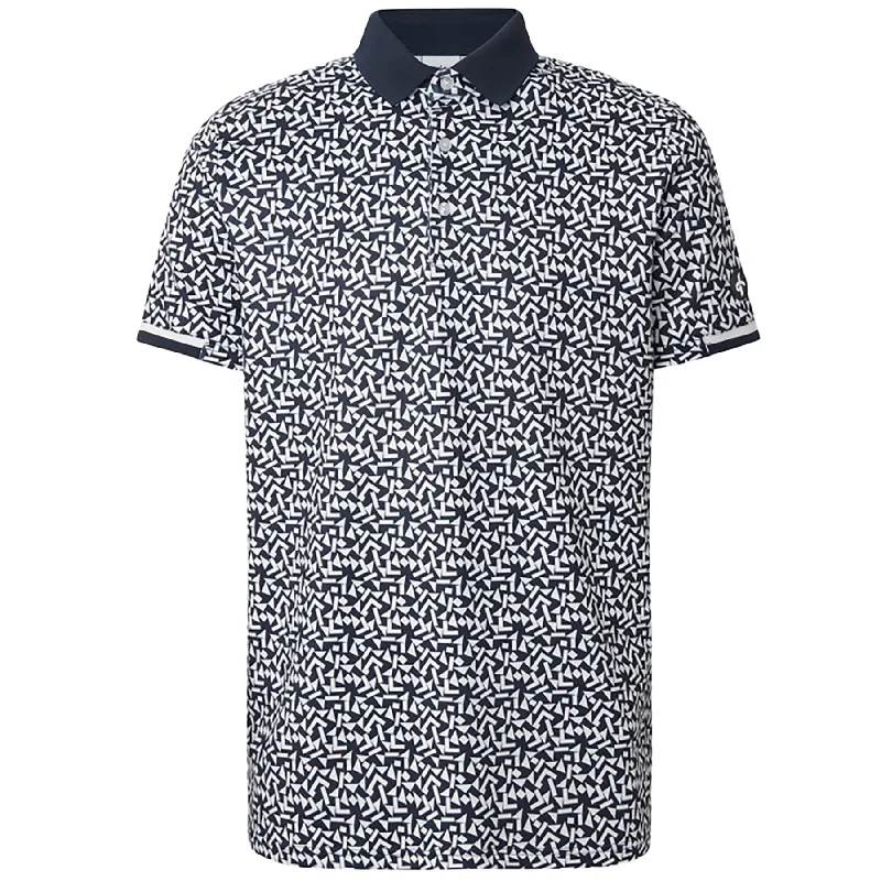 Camo Regular Fit Polo Navy - SU24