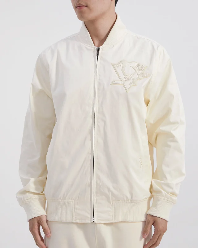 Weekend Special NHL PITTSBURGH PENGUINS NEUTRAL TWILL JACKET (EGGSHELL)