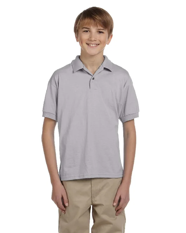 Weekend Steals Await Gildan DryBlend Youth 50/50 Jersey Polo Shirt | Sport Grey