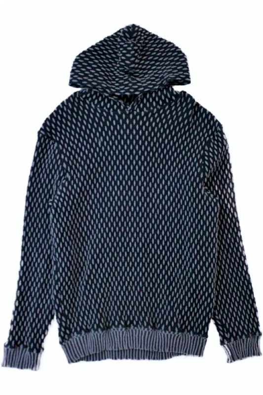 Unwind with Weekend Discounts Kohza - Textured Knit Hoodie