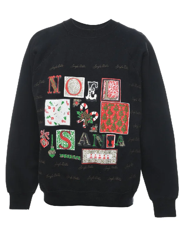 Black Christmas Sweatshirt - L