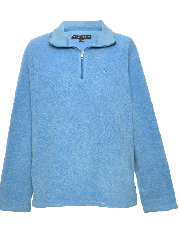 Weekend Discounts to Enjoy Blue Tommy Hilfiger Fleece Sweatshirt - L