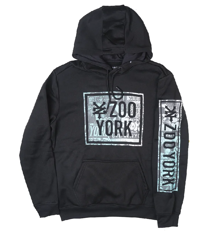 Price Reduction ZOO YORK LOGO HOODIE BLACK - ZY31H125