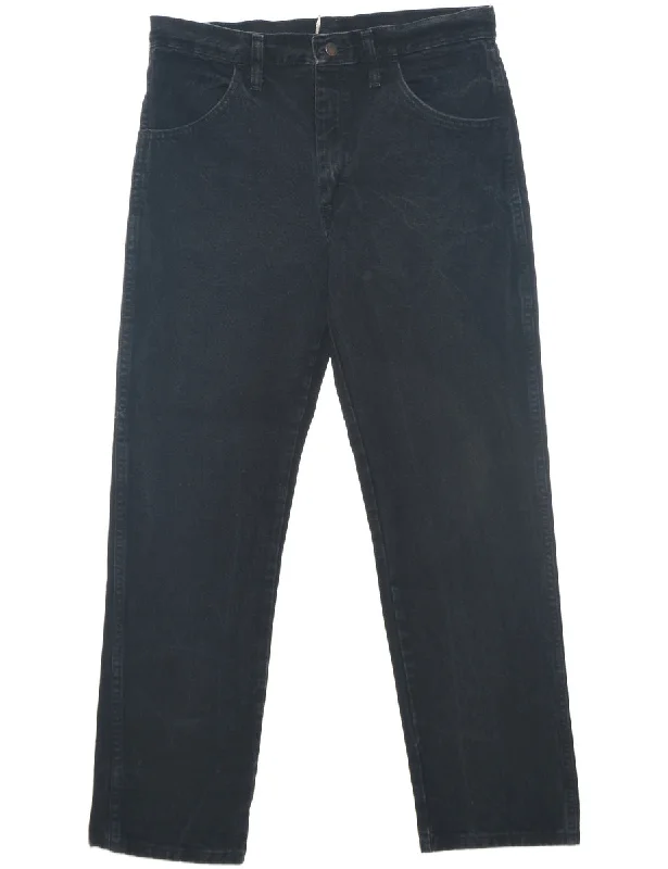 Discount Deals Black Straight Fit Jeans - W32 L30