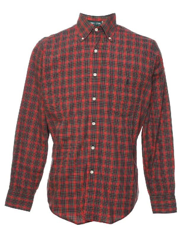 Bill Blass Checked Shirt - M