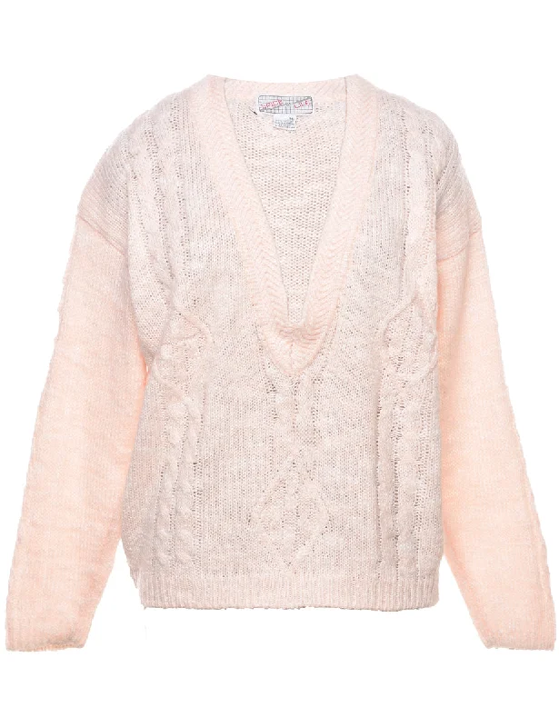Online Deal Cable Knit Jumper - M