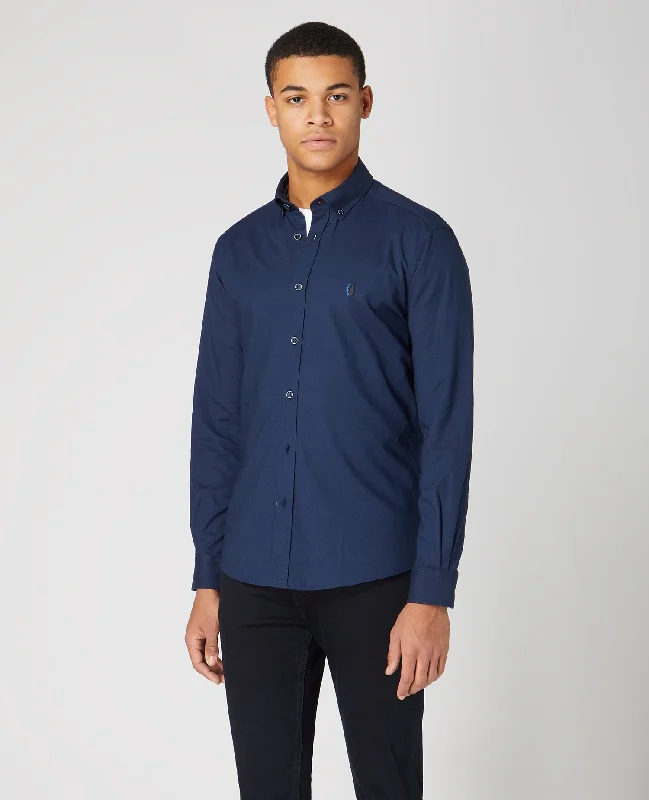 Year-End Clearance Tapered Fit Oxford Cotton Shirt