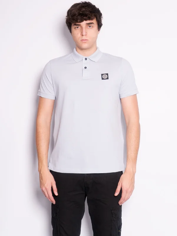 New Markdowns Polo Slim Fit in Cotone Organico Cielo