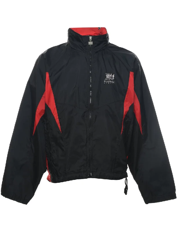 Overstock Black Nylon Jacket - L