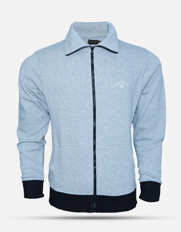 Special Savings Men Fashion Grey Mock Neck Zipper