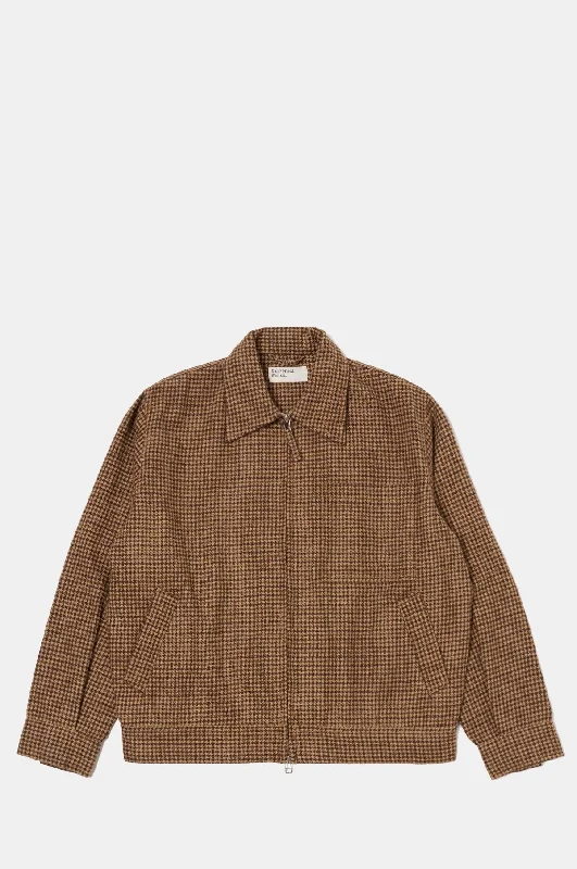 Weekend Bargains to Cherish Rose Bowl Jacket Houndstooth Tweed Sand