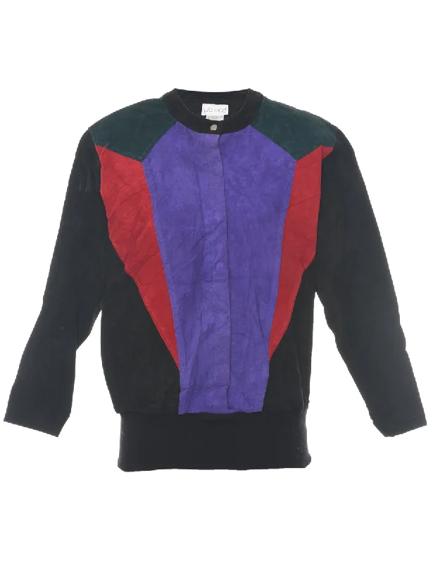 Price Cut Black Suede Jacket - M