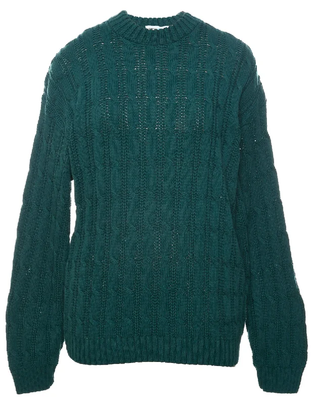 Instant Savings Cable Knit Jumper - L