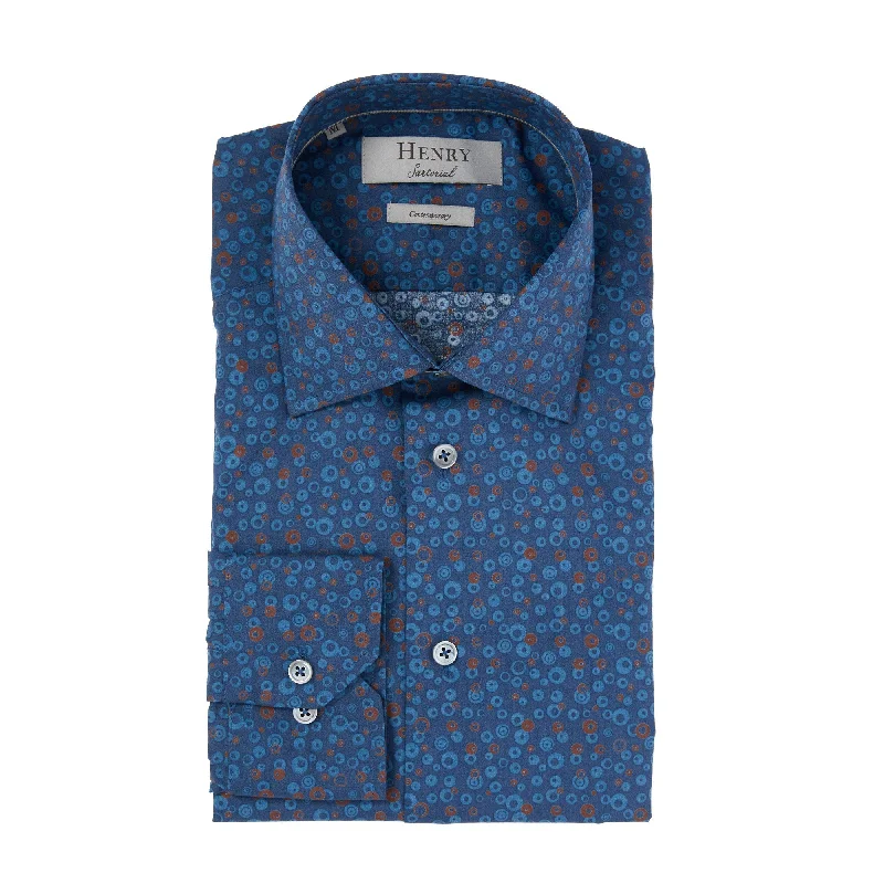 Unmissable Offer HENRY SARTORIAL Casual Shirt BLUE