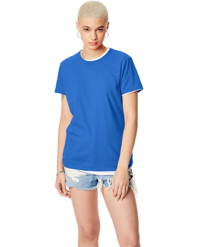 Weekend Discounts to Delight Hanes Ladies Classic Fit Tee | Bluebell Breeze