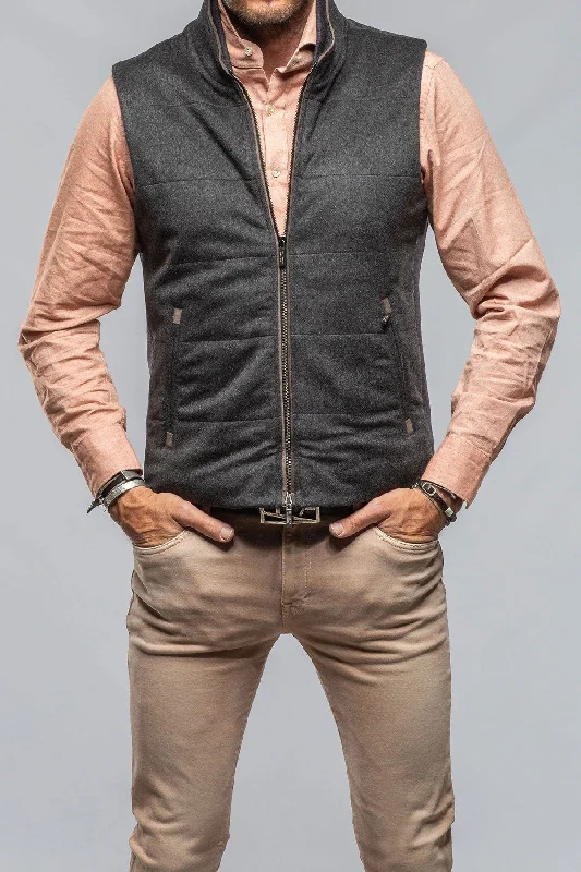 Special Price Alba Cashmere Vest in Charcoal