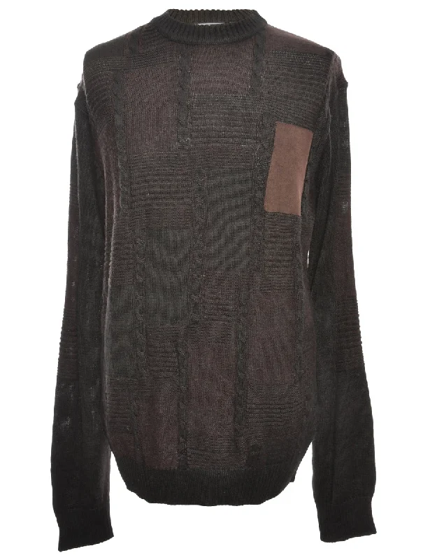 Extra Discount Cable Knit Jumper - L