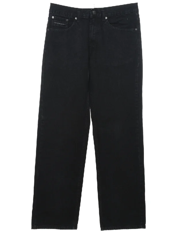 Early Access Black Straight Fit Jeans - W32 L32