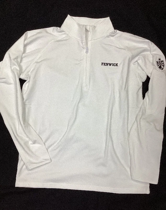 Massive Deals Men's Sport 1/4 zip-White
