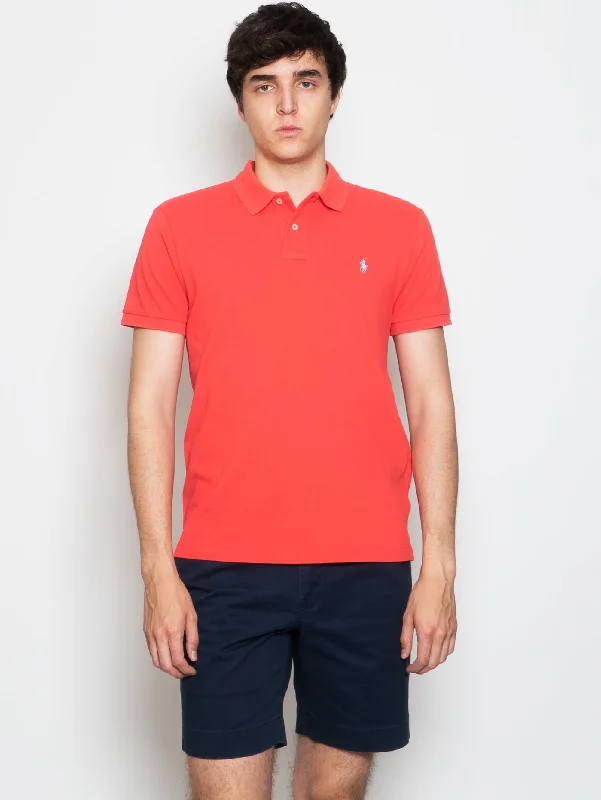 Buy More, Save More Polo in Mesh Slim Fit Corallo