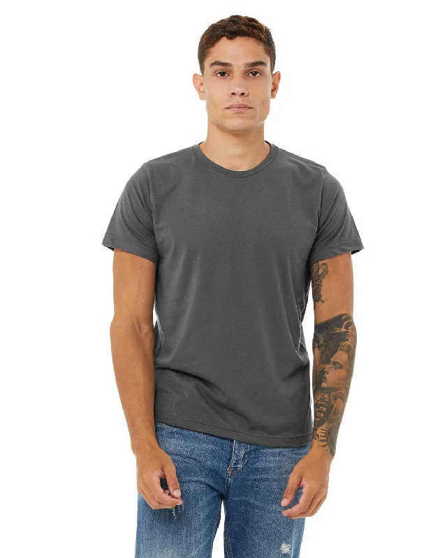 While Supplies Last Bella+Canvas Mens Poly-Cotton Short Sleeve T-Shirt | Asphalt