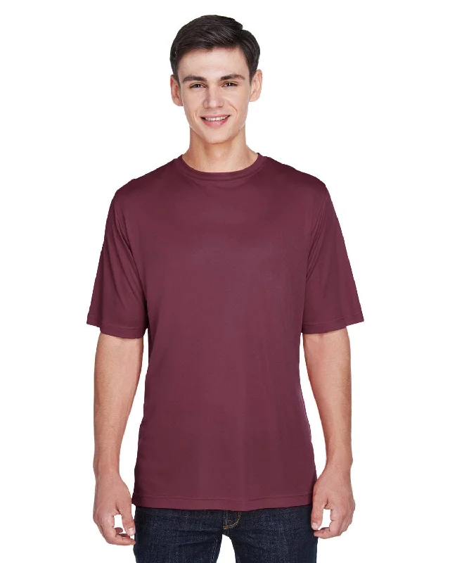 Team 365 Mens Zone Performance T-Shirt | Sport Drk Maroon