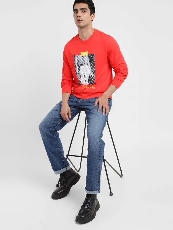 Can't Beat Men's Graphic Print Crew Neck Sweatshirt