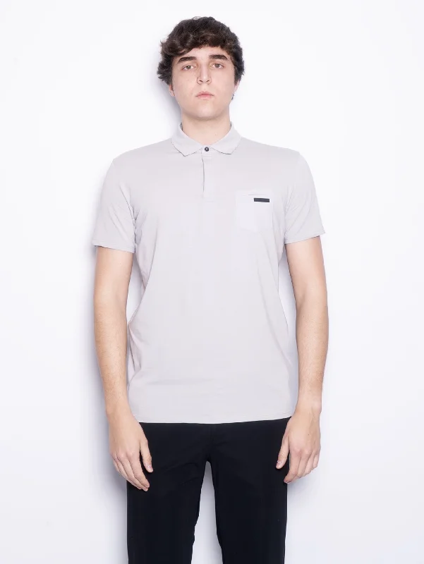 Daily Deals Polo in Tessuto Tecnico Grigio