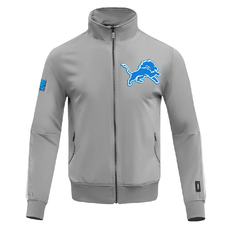 Weekend Savings Bonanza NFL DETROIT LIONS CLASSIC MEN'S DK TRACK JACKET (GRAY)