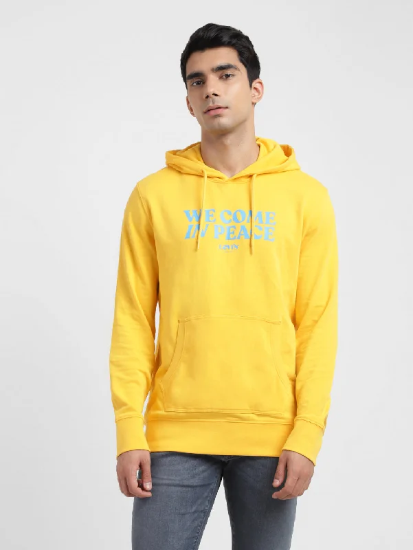 Amazing Deals Men's Printed Hooded Sweatshirt