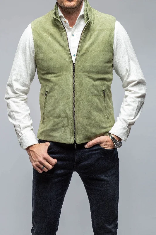 Deal of the Day Huracan Suede Vest in Green