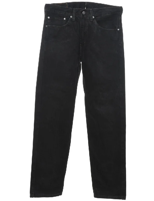 Can't Miss Black Levi's Straight-Fit 505 Jeans - W34 L34