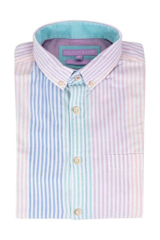 Weekend Specials to Enjoy Colours & Sons Oxford Shirt Pastel Stripe