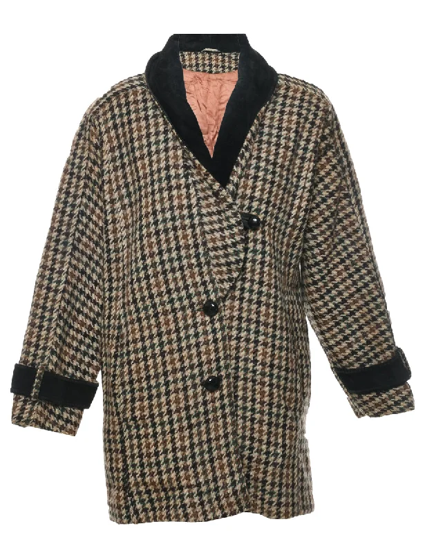 Epic Value Brown Wool Coat - L