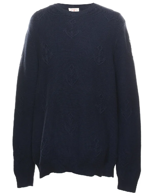 Price Drop Brooks Brothers Classic Navy Jumper - XL