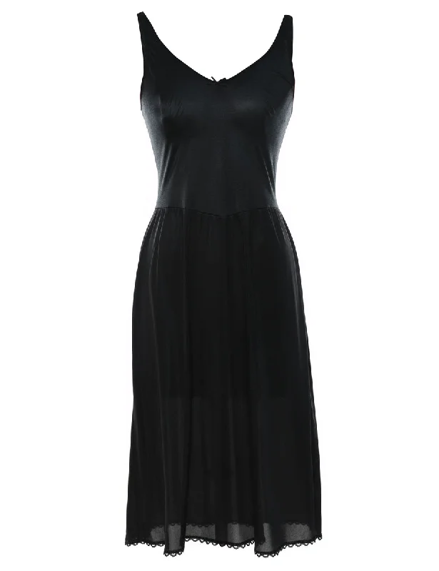 Major Savings Black Nightdress - XS