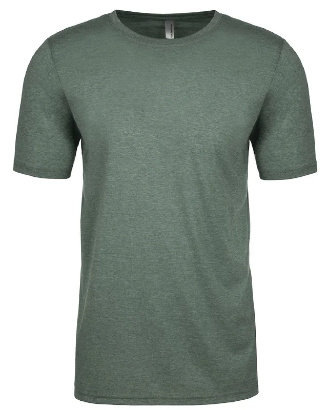 Year-End Clearance Next Level Mens Poly/Cotton Short Sleeve Crew T-Shirt | Royal Pine