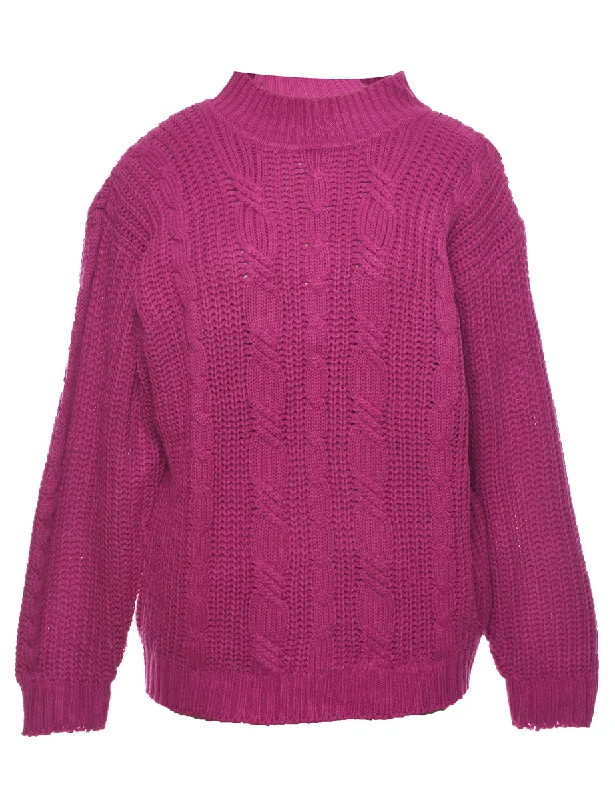 Sale Alert Cable Knit Jumper - M