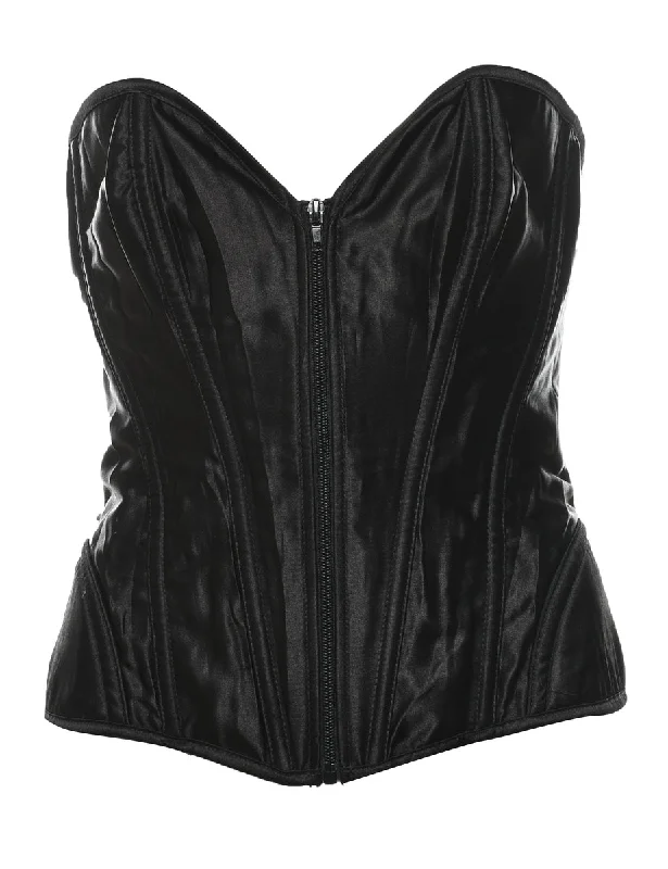 Black Bustier - M