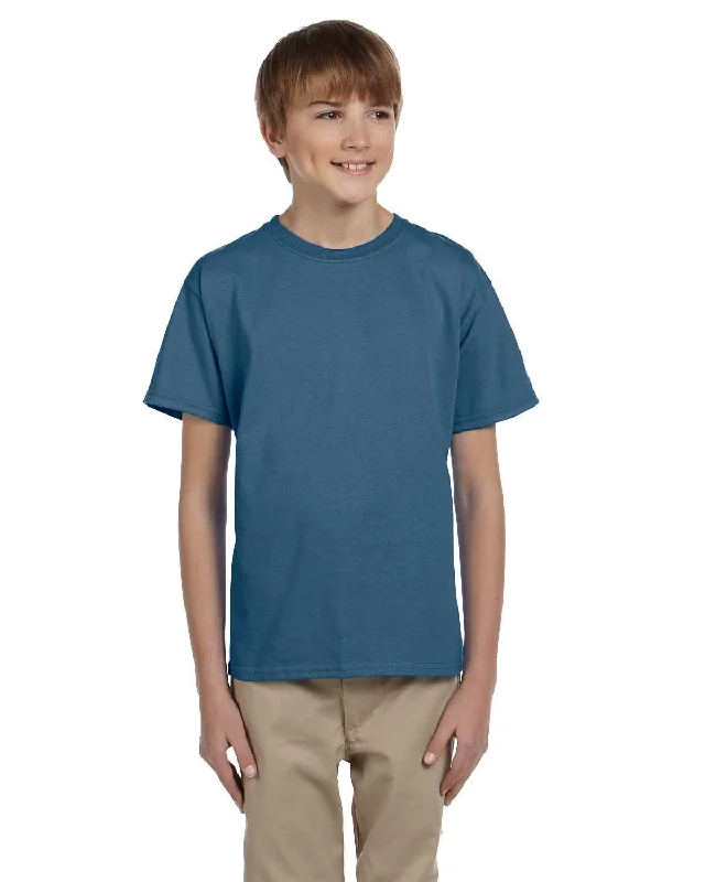 Price Break Gildan Ultra Cotton Youth Heavyweight T-Shirt | Indigo Blue