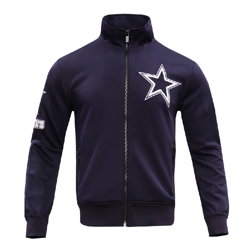 Savings Galore NFL DALLAS COWBOYS CLASSIC MEN'S DK TRACK JACKET (MIDNIGHT NAVY)