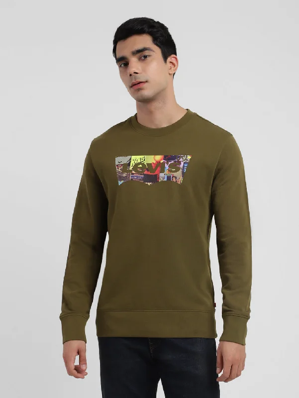 Weekend Discounts to Love Men's Printed Crew Neck Sweatshirt