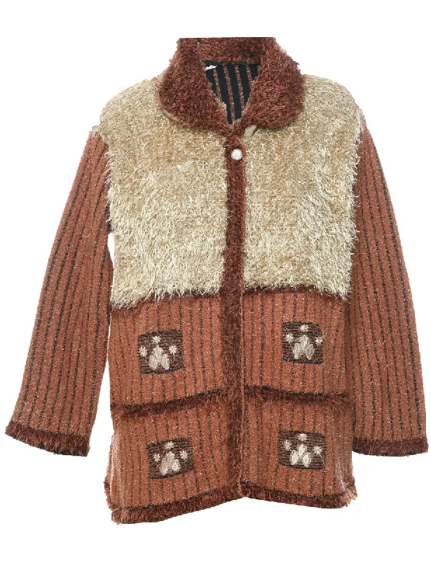 Can't Be Beat Button Through Cardigan - L